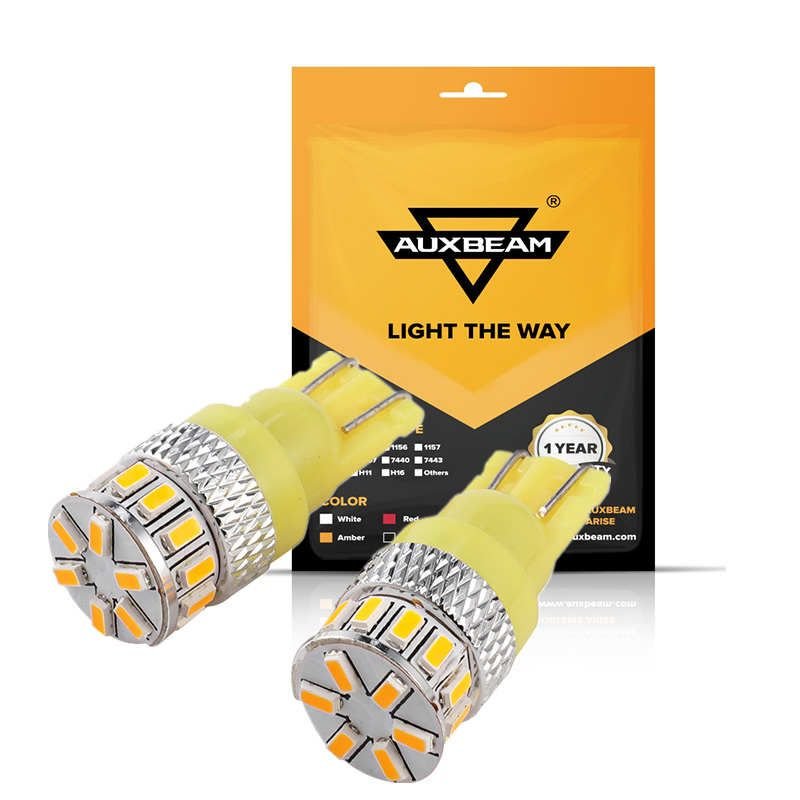 Auxbeam sisä/ulkovalopolttimo T10 6000K valk./pun./kelt.